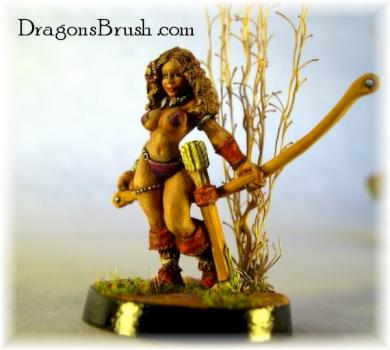 Amynthas the Huntress by Monica Hobbs
