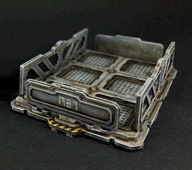 SciFi Barrel Tray by asuryan