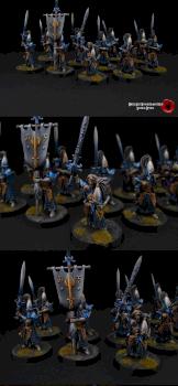 High Elf Swordmasters by SavageDPainting