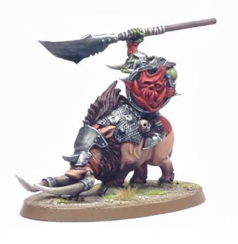 Orc Warboss on War Boar by Dante Miniatures