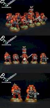 Blood Angels Tactical Squad by perfectminiaturecom