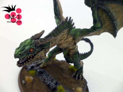 Warhammer Green Dragon by malinek28
