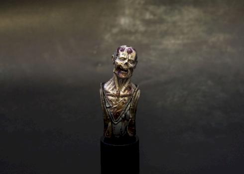 Zombie bust by PintorDeMiniaturas