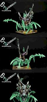 Goblin Big Boss on Gigantic Spider by perfectminiaturecom