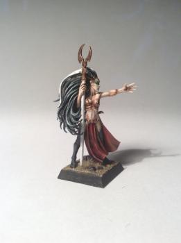 Dark Elf Sorceress by SteveC