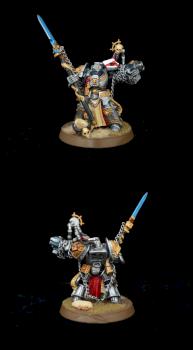 Warhammer 40k Grey Knight Brotherhood Captain by PraiseworthyStudios