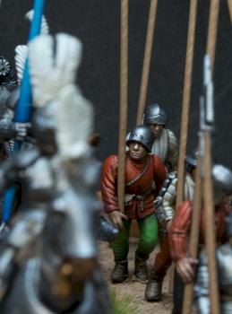 Medieval soldiers marching details by stalkerminsky