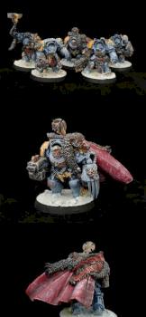 Warhammer 40k Space Wolves Terminator Squad by PraiseworthyStudios
