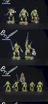 Chaos Daemons Plaguebearers of Nurgle by perfectminiaturecom