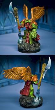 Space marine Chapter Master by sshark