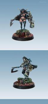 Kingdom Death Female Fighter by aurelio