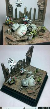 Tau Drone Diorama by Beavy