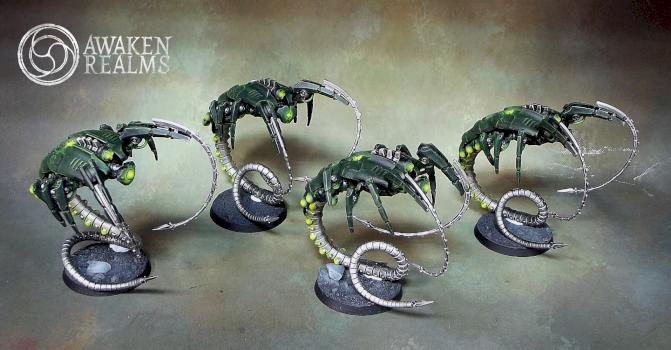 Necron Canoptek Wraiths by Awaken Realms