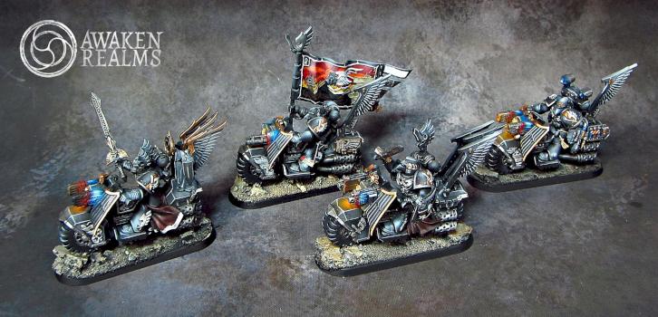 Dark Angels Ravenwing Command Squad by Awaken Realms