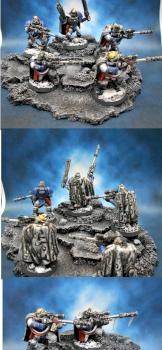 Space Marine Sniper Scout Squad by Emi!