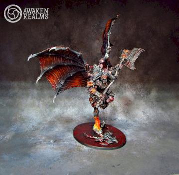 Chaos Daemons Bloodthirster of Khorne by Awaken Realms