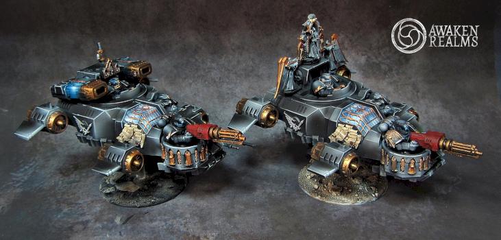 Dark Angels Ravenwing Land Speeder Vengeance / Darkshroud by Awaken Realms