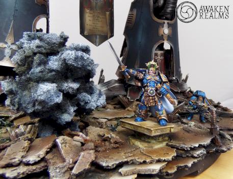 Roboute Guilliman (and Warlord Titan) by Awaken Realms