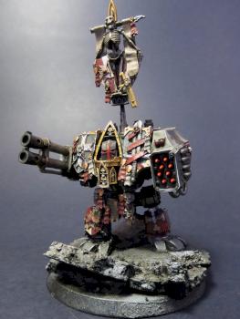 Black Templar Venerable Dreadnought by agoldfish