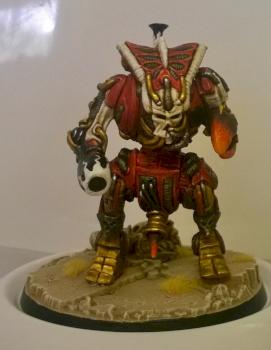 Classic Rogue Trader Chaos Dreadnought Cybot by nurglespus