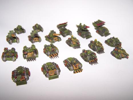 epic imperial guard tanks by whitewash commissions