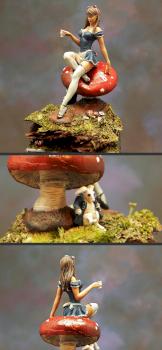 ALICE AND THE RABBIT IN THE WAISTCOAT by Yuna