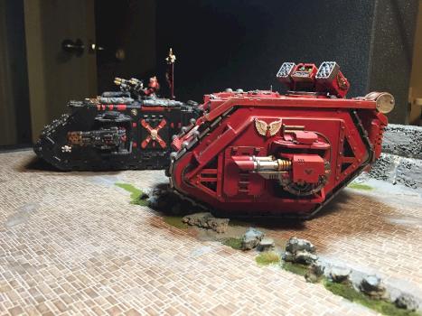 MK1 Land Raider Hyperios. by Zballz