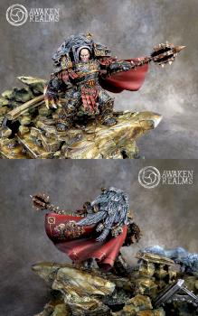 Horus Diorama detail - Warmaster Horus by Awaken Realms