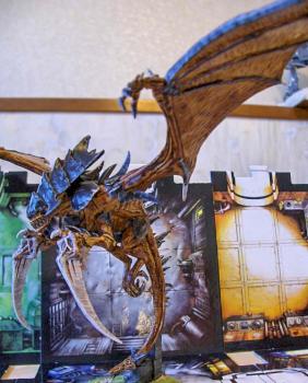 Winged Hive Tyrant by Spamus Eatus
