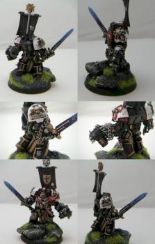 more views of black templar captain conversion by demonherald