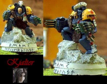 Space Wolves Wolfslord Berek Donnerfaust by Kjalter
