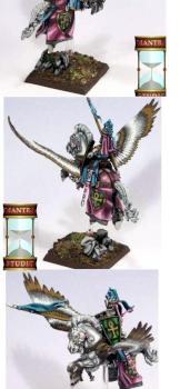 WARHAMMER Bretonnian Pegasus Knight by Elisine