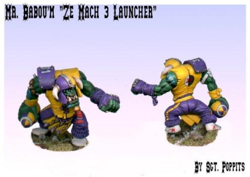 lanceur orque - blood bowl by sgt poppits