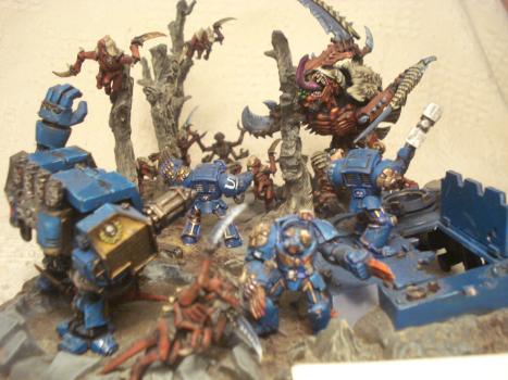 Space marines vs the hive by Jandro