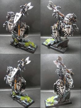 Warhammer Bretonnian Knight of Battle Axe by tinman755