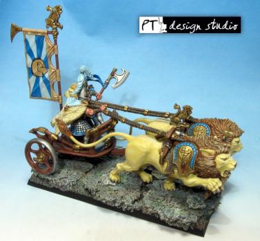 High Elf White Lion Chariot by ptdesignstudio