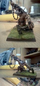 Rat ogre with power weapons by Tryzna