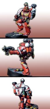 Blood Angels Sanguinary Priest by s0m0s