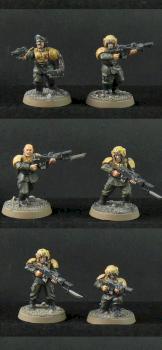 Impérial guard troops by HellDuck