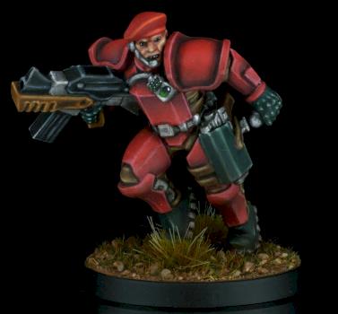 Imperial Golden Lion Operator (Warzone Eternal) by Kabin Miniatures