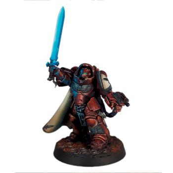 Space Marine Gravis Armor Captain Warhammer 40k by Pogo Miniatures