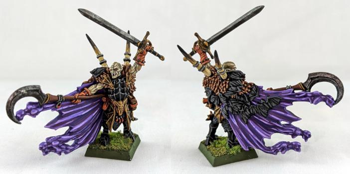 Warhammer Vampire Counts Mannfred von Carstein on foot by the Goat