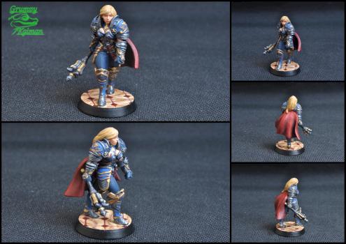 Caliope Female Knight by GrumpyKaiman