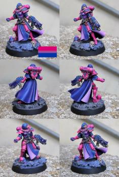 Bisexual pride Sister of Battle by CerberusXt