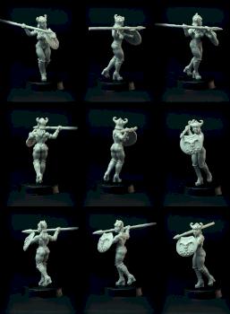 Amazon (sculpting) by Brother Vinni