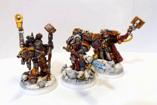 Space wolves priests by Ulfhrafn Grim