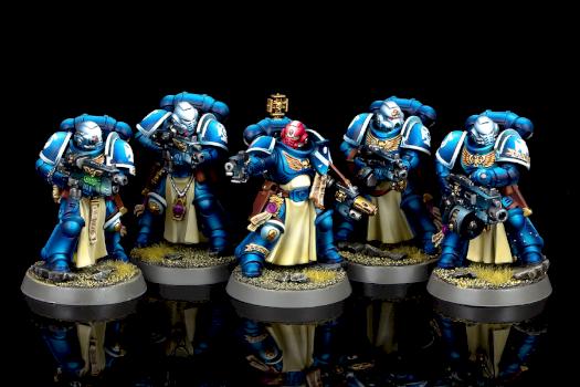 Warhammer 40k Space Marine Sternguard Veteran squad by Dk suwit