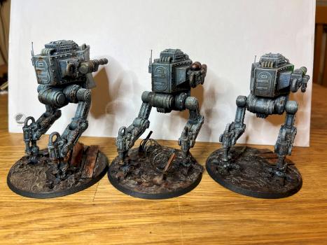 Death Korps of Krieg Sentinel (proxy) - Red Makers by Herrn
