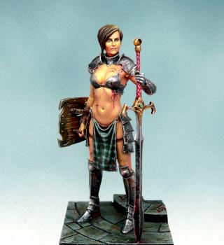 Female warrior by RAFF
