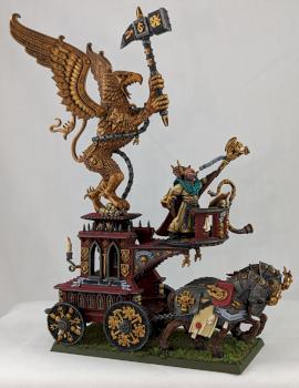 Warhammer The Empire Volkmar the Grim on War Altar of Sigmar by the Goat
